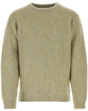 Lemaire Sage Stretch Mohair Blend Jumper - Green