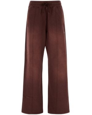Golden Goose Burgundy Cotton joggers - Red