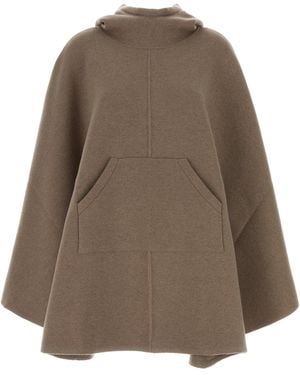 Bottega Veneta Mantella in cashmere cappuccino - Neutro