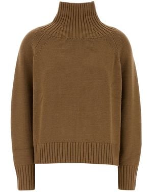 MICHAEL Michael Kors Camel Wool Sweater - Brown