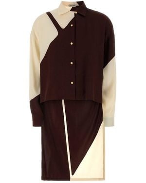 Alberta Ferretti Printed Jersey Shirt - Red