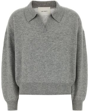 Lisa Yang Gray Cashmere Katriel Sweater