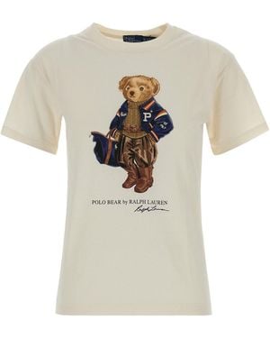 Polo Ralph Lauren Cream Cotton T-shirt - White