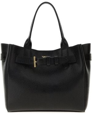 Tom Ford Leather Handbag - Black