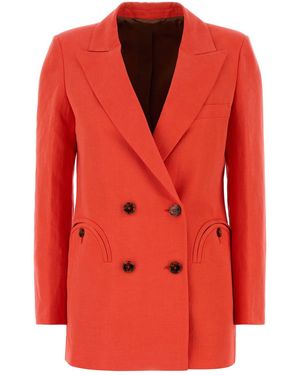 BLAZE Coral Silk Blend Flica Everyday R - Red