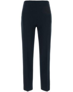 PT Torino Navy Blue Stretch Polyester Gioia Pant