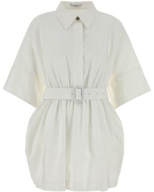 Givenchy White Poplin Shirt Dress