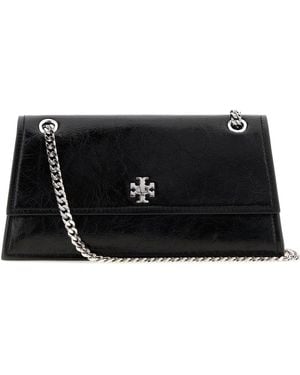 Tory Burch Black Nappa Leather Kira Shoulder Bag