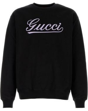 Gucci Cotton Sweatshirt - Black