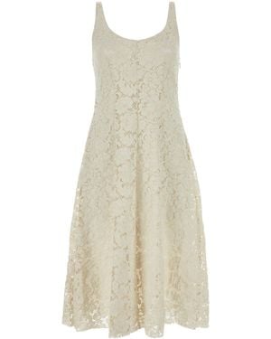 Prada Ivory Lace Dress - White