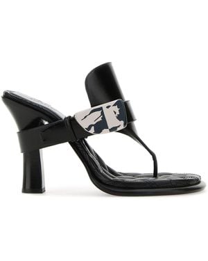 Burberry Bay Sandals - Black