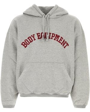 1989 STUDIO Melange Grey Cotton Body Equipment Sweatshirt