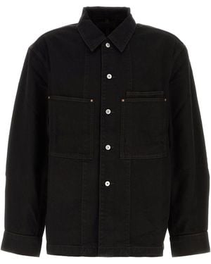 Lemaire Black Denim Shirt