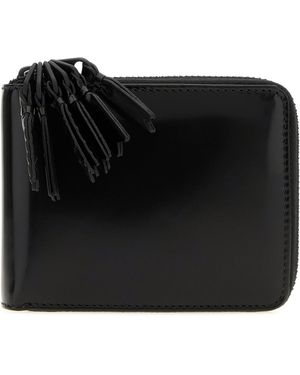 Comme des Garçons Portafoglio in pelle nera - Nero