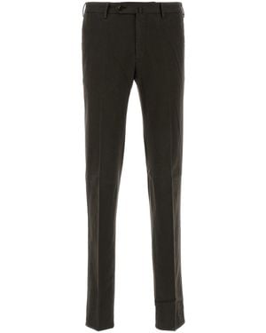 PT Torino Pantalone in misto cotone stretch testa di moro - Nero