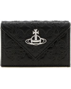 Vivienne Westwood Black Wool Wallet