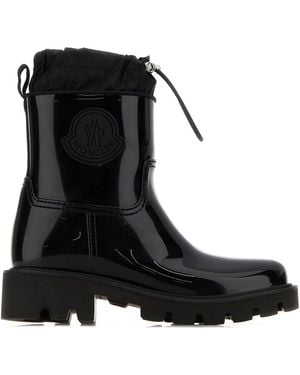Moncler Rubber Kick Stream Ankle Boots - Black