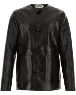 NAMACHEKO Black Leather Jacket