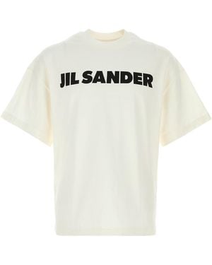 Jil Sander Cotton T-Shirt - White