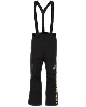 Kappa Black Polyester Ski Pant