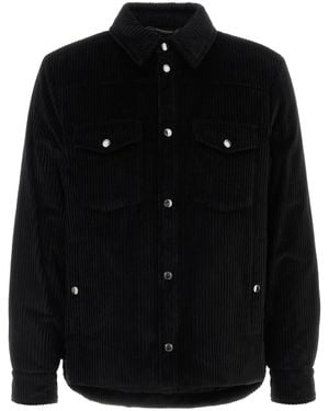 Dolce & Gabbana Giubbino in velluto a coste nero