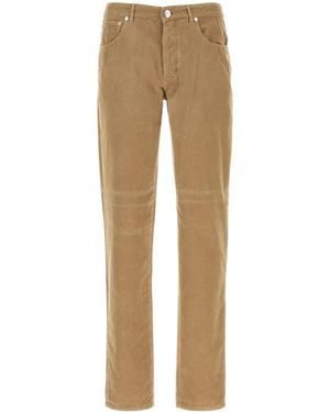 Brunello Cucinelli Camel Corduroy Pant - Natural