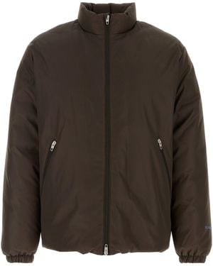 Jil Sander Chocolate Polyester Down Jacket - Brown