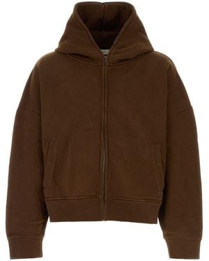 Entire studios Chocolate Cotton Sweatshirt - Brown