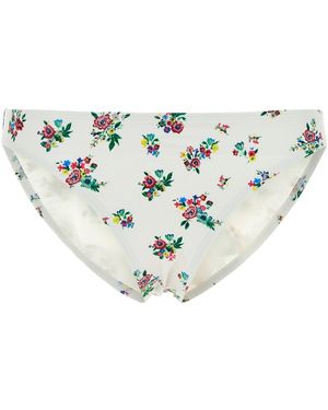 Tory Burch Slip Fiori - White