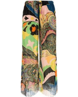 Etro Pantaloni Maglieria Donna - White
