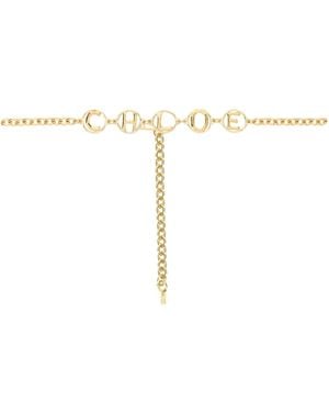 Chloé Gold Metal Chain Chloé Script Belt - Multicolor