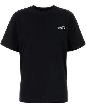 Coperni Cotton X Disney Belle T-Shirt - Black