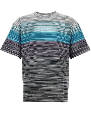 Missoni Embroidered Conto T-Shirt in Gray for Men | Lyst