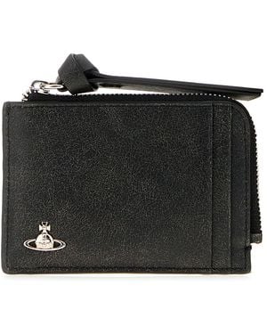 Vivienne Westwood Leather Card Holder - Black