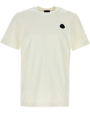 Moncler White Cotton T-shirt