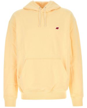 New Balance Pastel Cotton Sweatshirt - Yellow