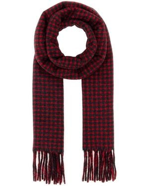 Jil Sander Embroidered Wool Scarf
