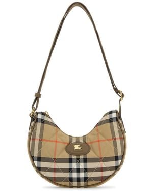 Burberry Embroidered Canvas Crossbred Bag - Multicolour