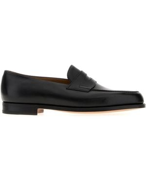 John Lobb Mocassini Lopez in pelle nera - Nero