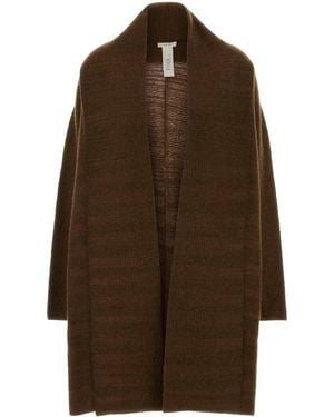 The Row Chocolate Cashmere Blend Novaan Cardigan - Brown