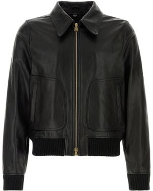 Amiri Leather Jacket - Black