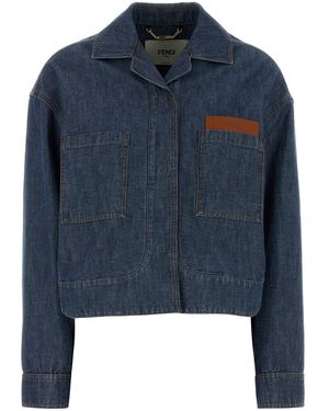 Fendi Camicia in denim - Blu