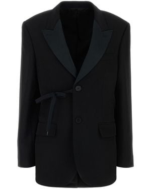 Balenciaga Black Wool Blazer