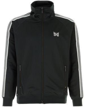 Needles Black Tech Fabric Sweatshirt