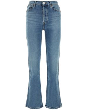 RE/DONE Jeans in denim stretch - Blu