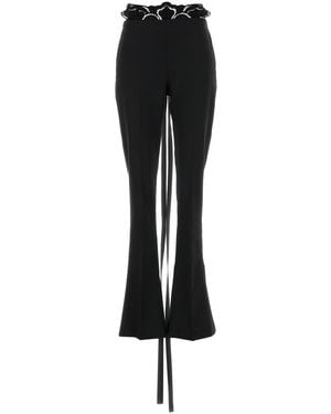 Blumarine Tailored Flared Pant - Black
