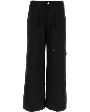 McQueen Cotton Cargo Pant - Black