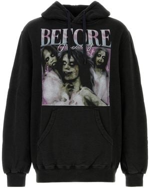 Doublet Felpa Before After Idol in cotone ardesia - Nero