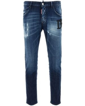 DSquared² Jeans Skater in denim stretch - Blu