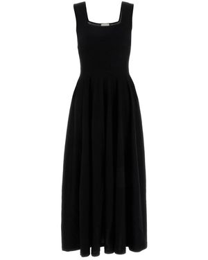KHAITE Abito Jodie in lana nera - Nero